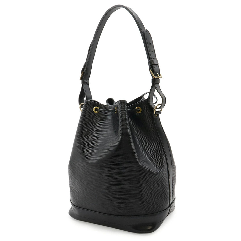 Louis Vuitton Epi Bag Noe Drawstring Hobo Noir Black Shoulder Black